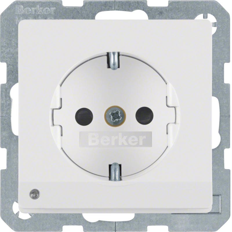 Berker 41096089 Steckdose SCHUKO m LED-OL Q.x pw