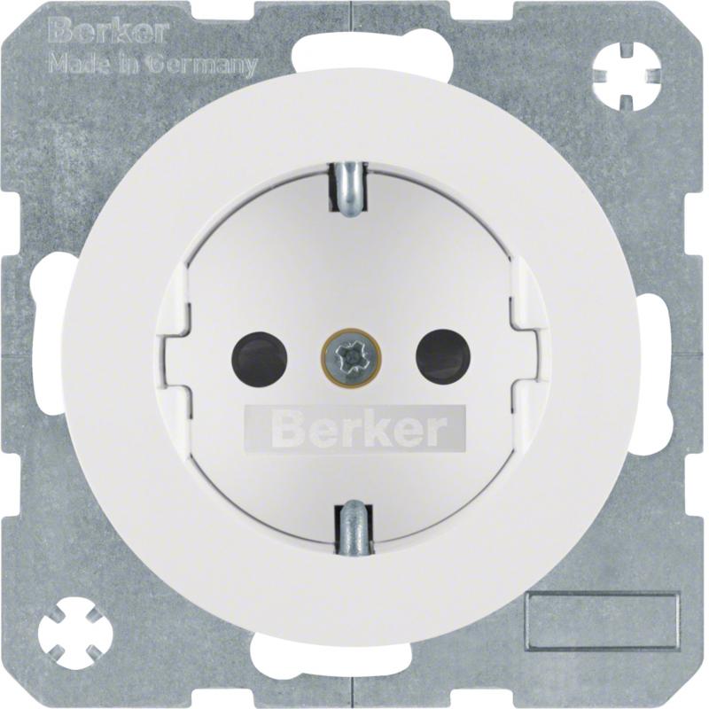 Berker 47232089 SCHUKO Steckdose 1fach mit erhöhtem Berührungsschutz R.1/R.3 pol