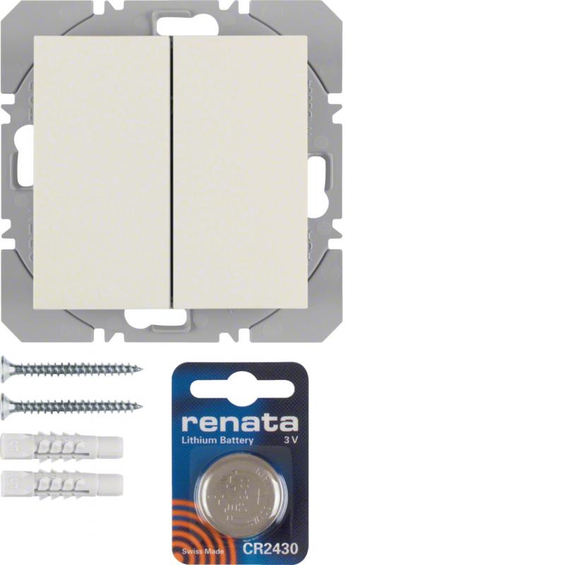 Berker 85656282 KNX-Funk Wa.se 2f fl ql S.1 weiß