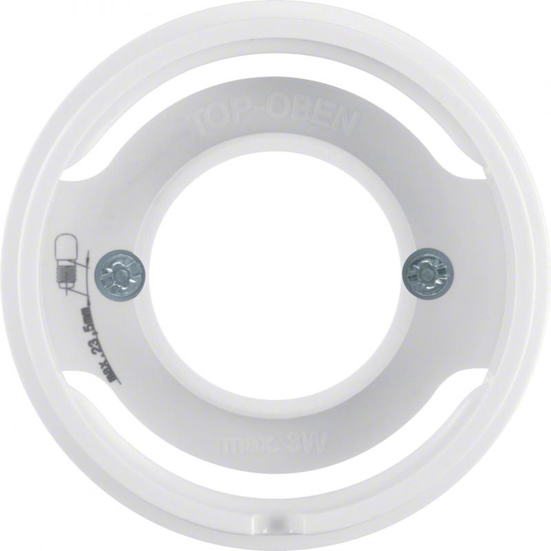 Berker 11982089 Zentralstück für Lichts E14 R.1/R.3 pw