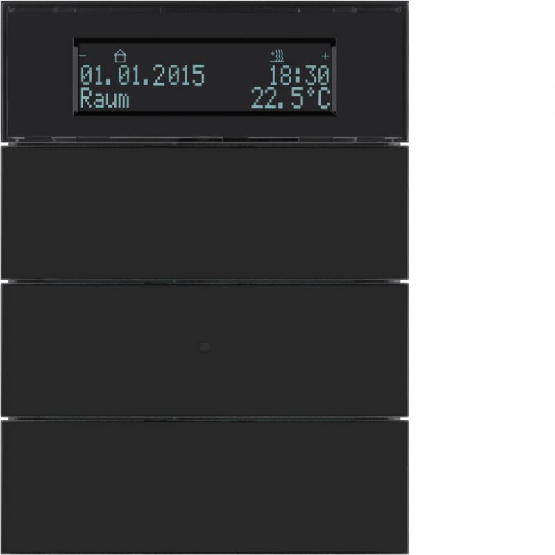 Berker 75663592 Tastsensor 3f m Te.reg Disp B.IQ Glas sw