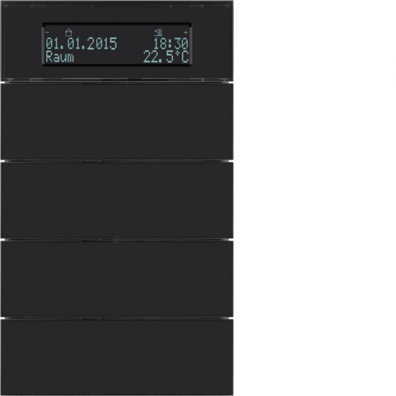 Berker 75664592 Tastsensor 4f m Te.reg Disp B.IQ Glas sw