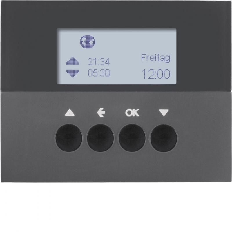 Berker 85741175 Jalousie-Schaltuhr K.1 anthrazit matt