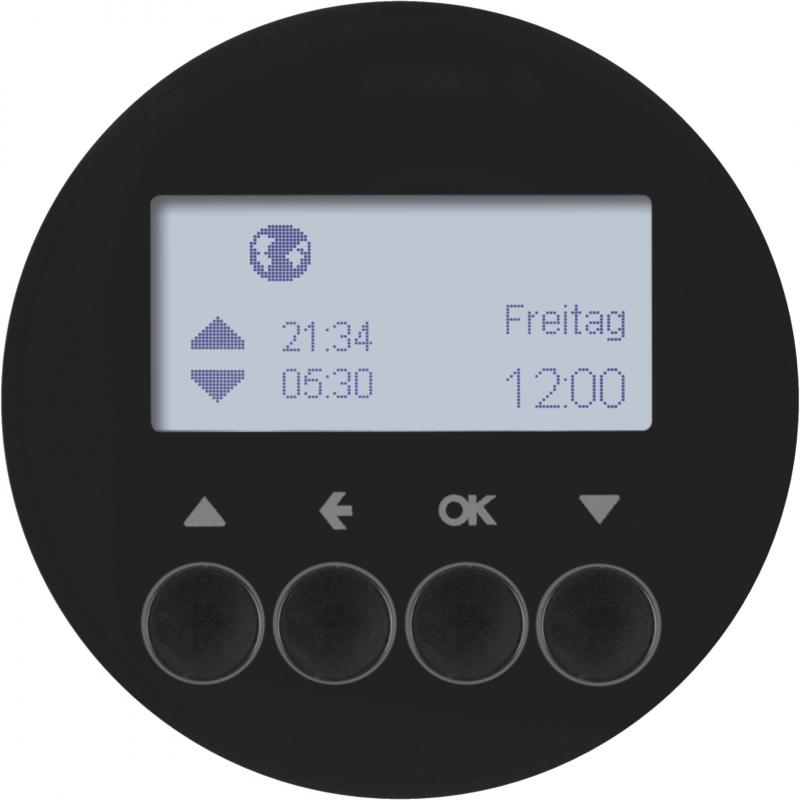 Berker 85741131 Jalousie-Schaltuhr R.1/R.3 schwarz