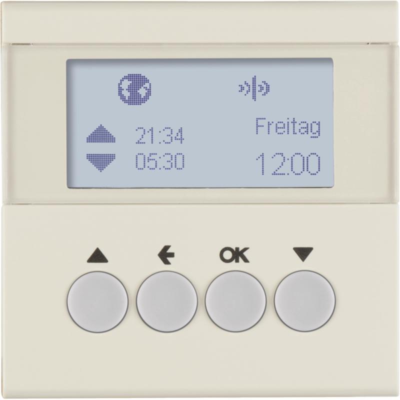 Berker 85745182 KNX-Funk Jalou-Uhr quickl S.1 weiß