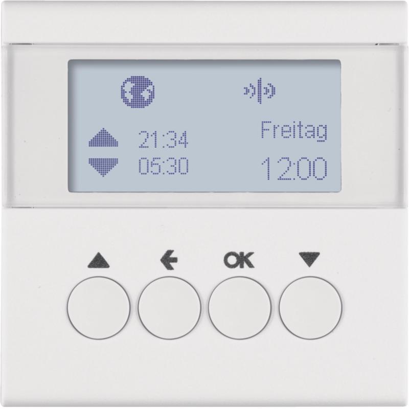 Berker 85745188 KNX-Funk Jalou-Uhr quickl S.1/B.3/B.7 pw