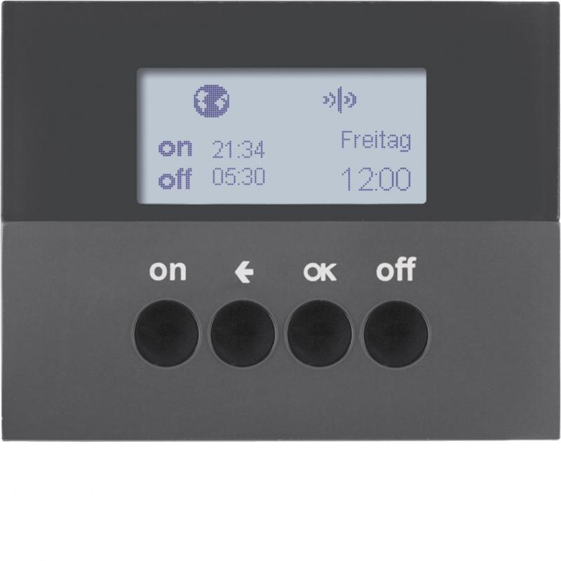 Berker 85745275 KNX-Funk Zeitsch.uhr quickl K.1 anthr
