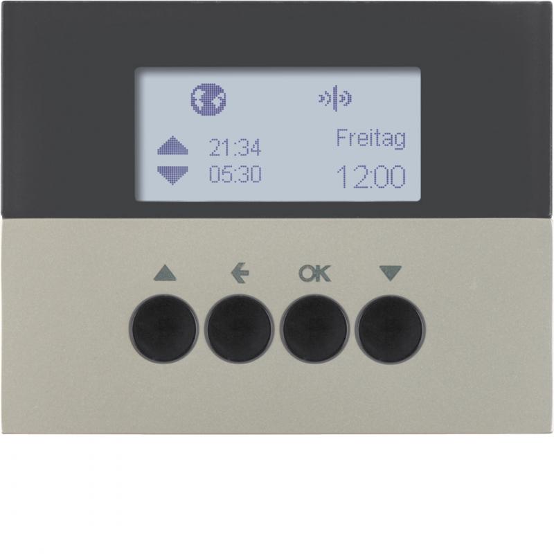 Berker 85745173 KNX-Funk Jalou-Uhr quickl K.5 Ws