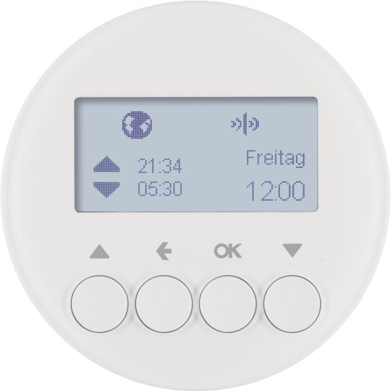 Berker 85745139 KNX-Funk Jalou-Uhr quickl R.1/R.3 pw