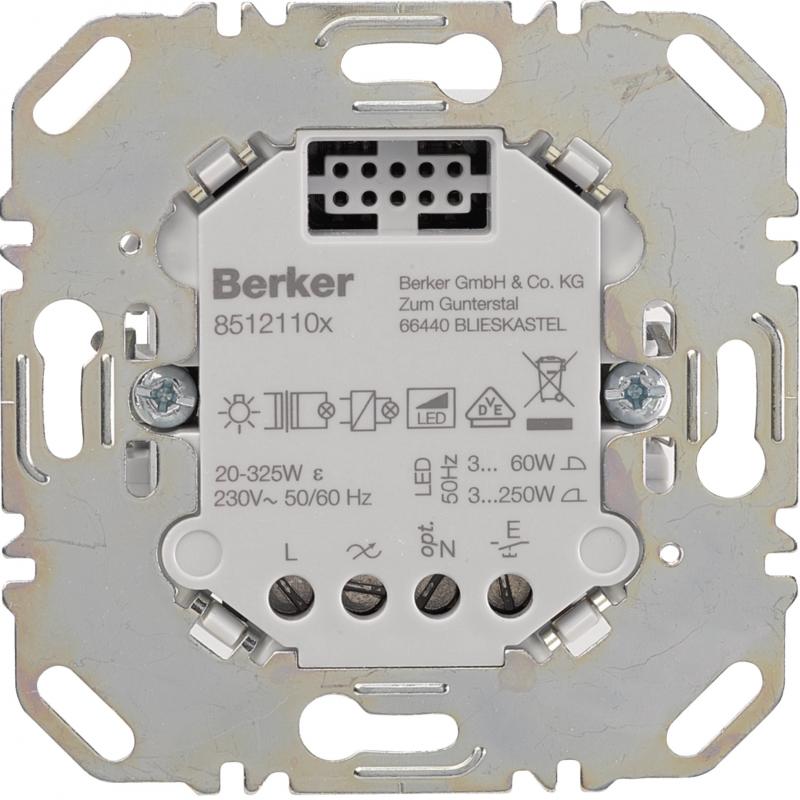 Berker 85121100 Universal Schalteinsatz 1-fach (R,L,C,LED)