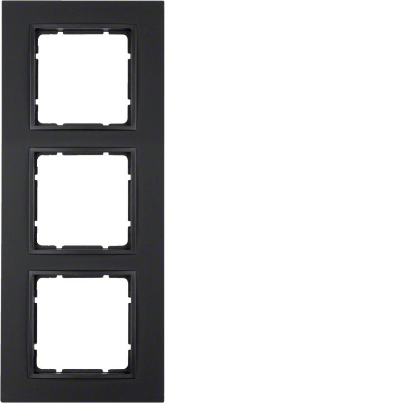 Berker 10136626 Rahmen 3-fach Serie B.7 anthrazit, matt