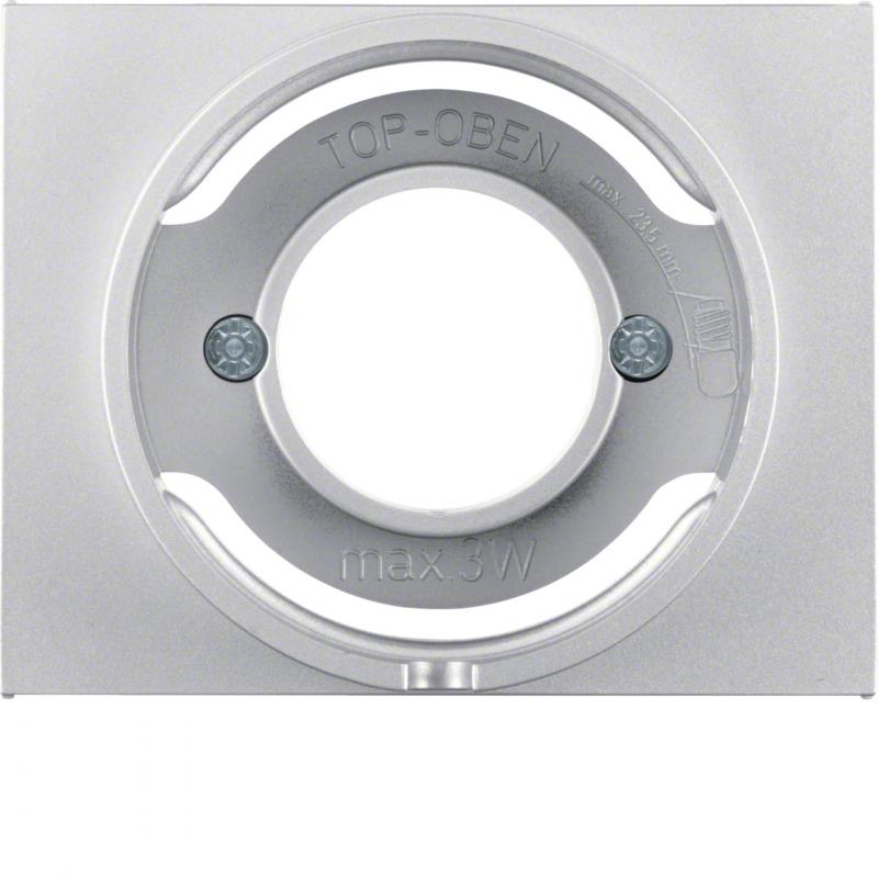 Berker 11677003 Zentralstück für Lichtsig E14 K.5 Alu