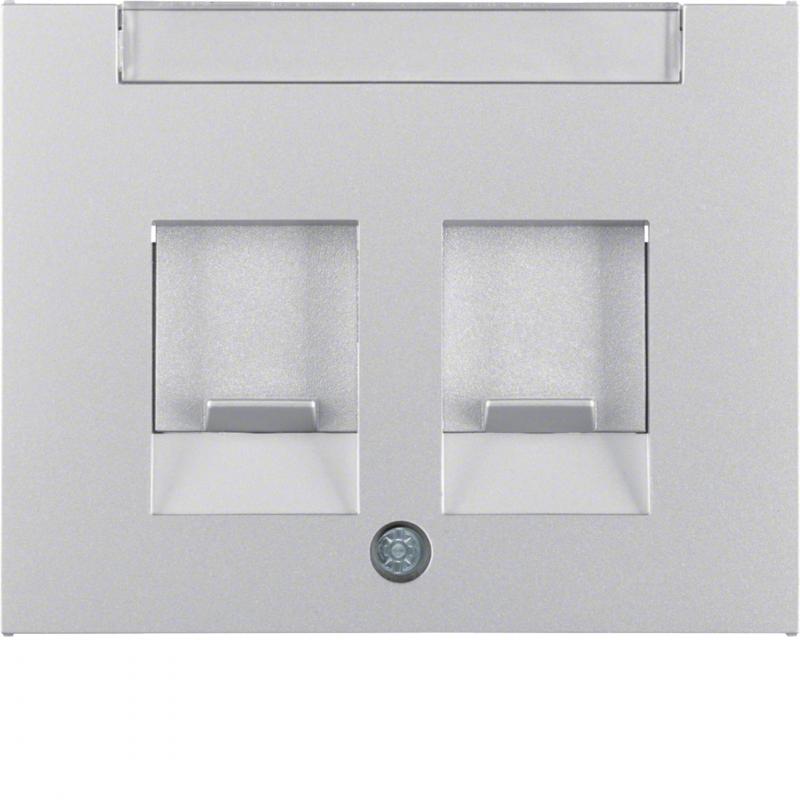 Berker 11827003 Zentralstück m Staubs u BF K.5 Alu