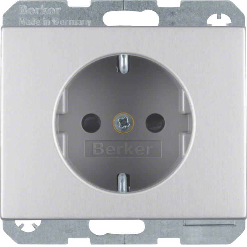 Berker 41357003 Steckdose SCHUKO erh BS K.5 Alu