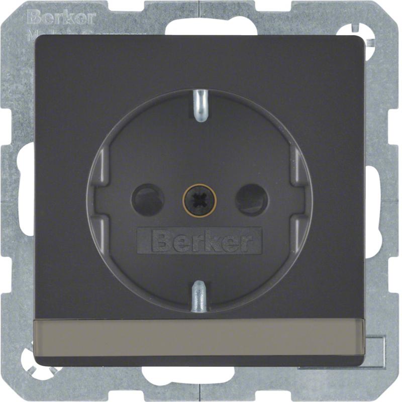 Berker 47496086 Steckdose SCHUKO m BF erh BS Q.x ant