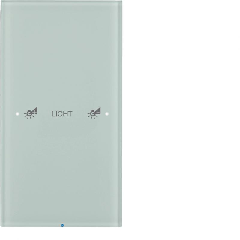 Berker 75141150 Touch-Sensor 1f Komf R.3 Glas konfig. Pw