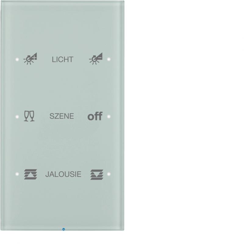 Berker 75143150 Touch-Sensor 3f Komf R.3 Glas konfig. pw