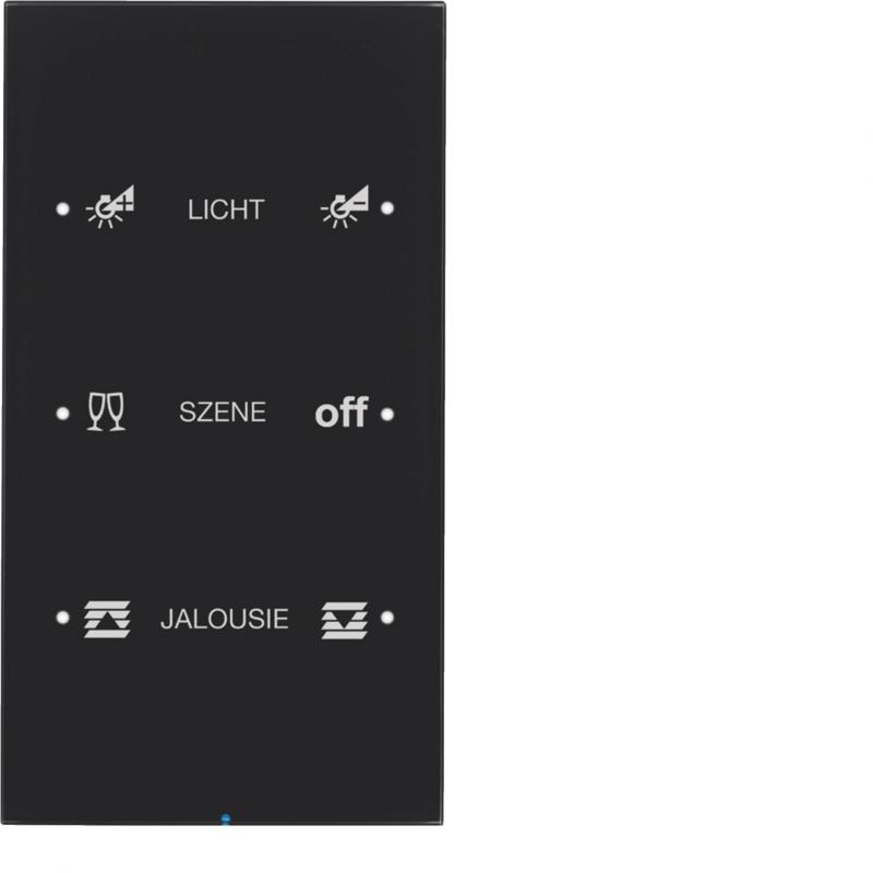 Berker 75143155 Touch-Sensor 3f Komf R.3 Glas konfig. sw