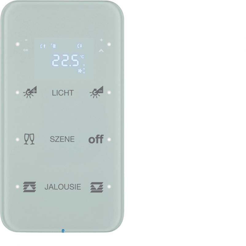 Berker 75643160 Touchsensor 3f m Te.reg R.1 Glas konf pw