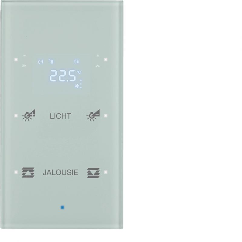 Berker 75642130 Glas-Sensor 2f m Te.reg TS konf pw