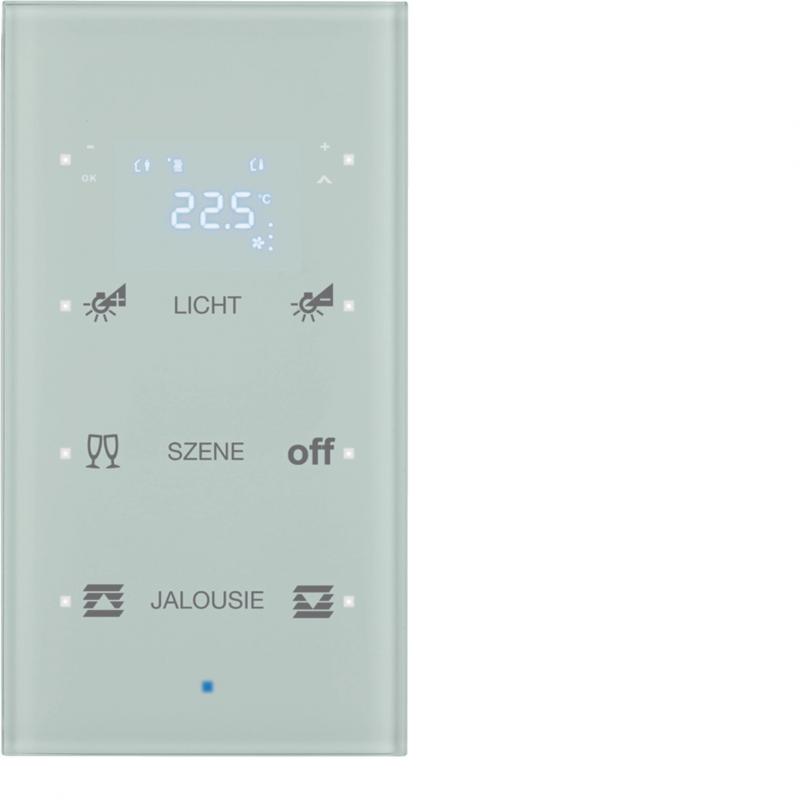 Berker 75643130 Glas-Sensor 3f m Te.reg TS konf pw