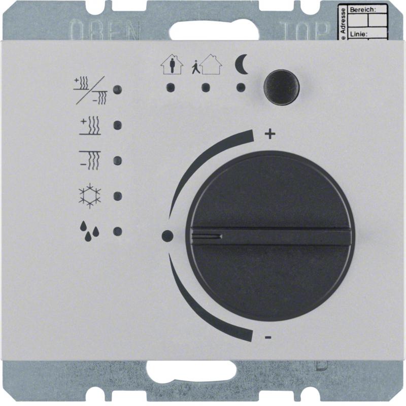 Berker 75441171 Raumtemperaturregler m Ta-Sst IB K5 Alu