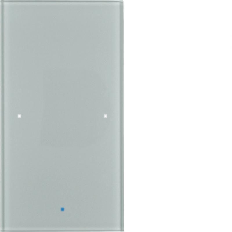 Berker 75141034 Glas-Sensor 1fach Komfort TS Sensor alu