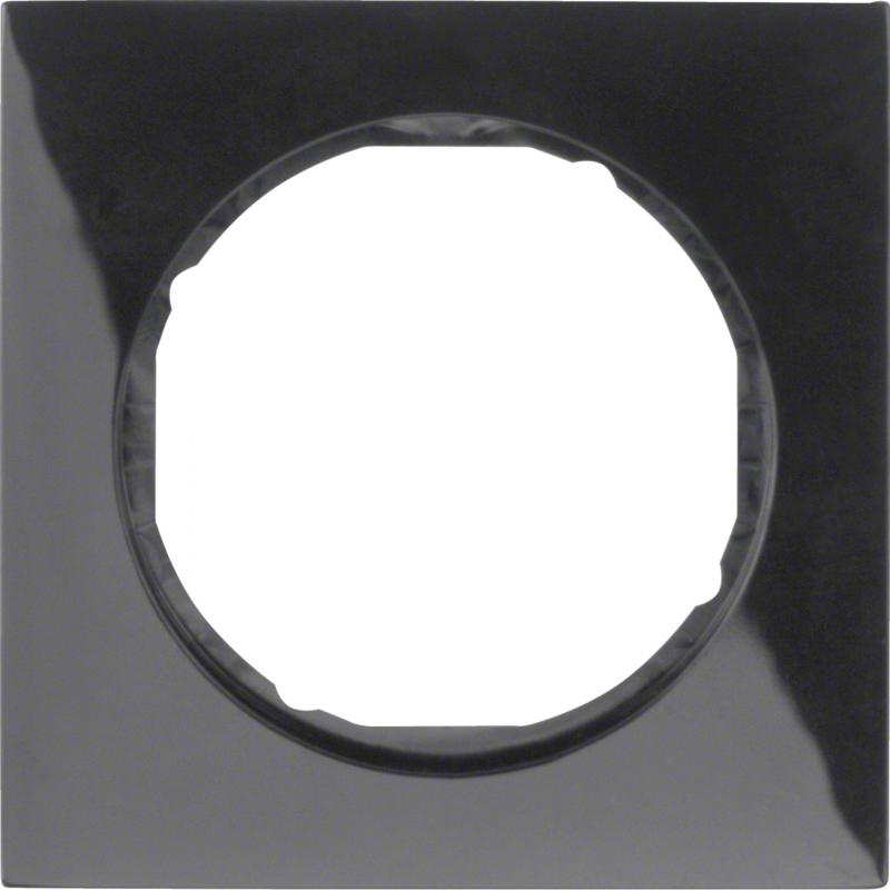 Berker 10112245 Rahmen 1fach R.3 schwarz glänzend