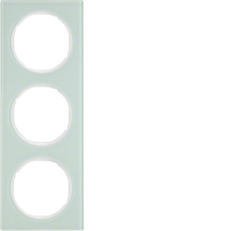 Berker 10132209 Rahmen 3fach R3 Glas pw