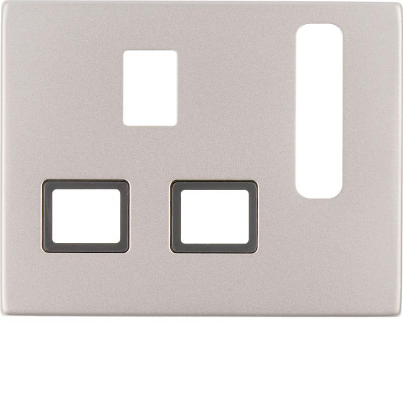Berker 3313077014 Zentralstück British-Standard K5 E-Stahl