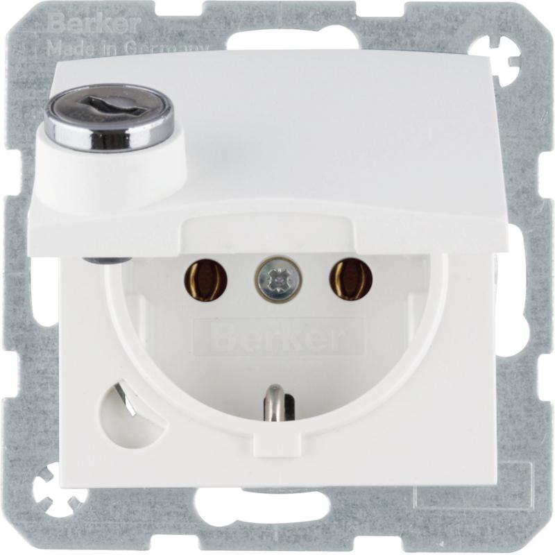 Berker 47631909 Steckd. SCHUKO STKL KD SLß S.1/B.x pw ma