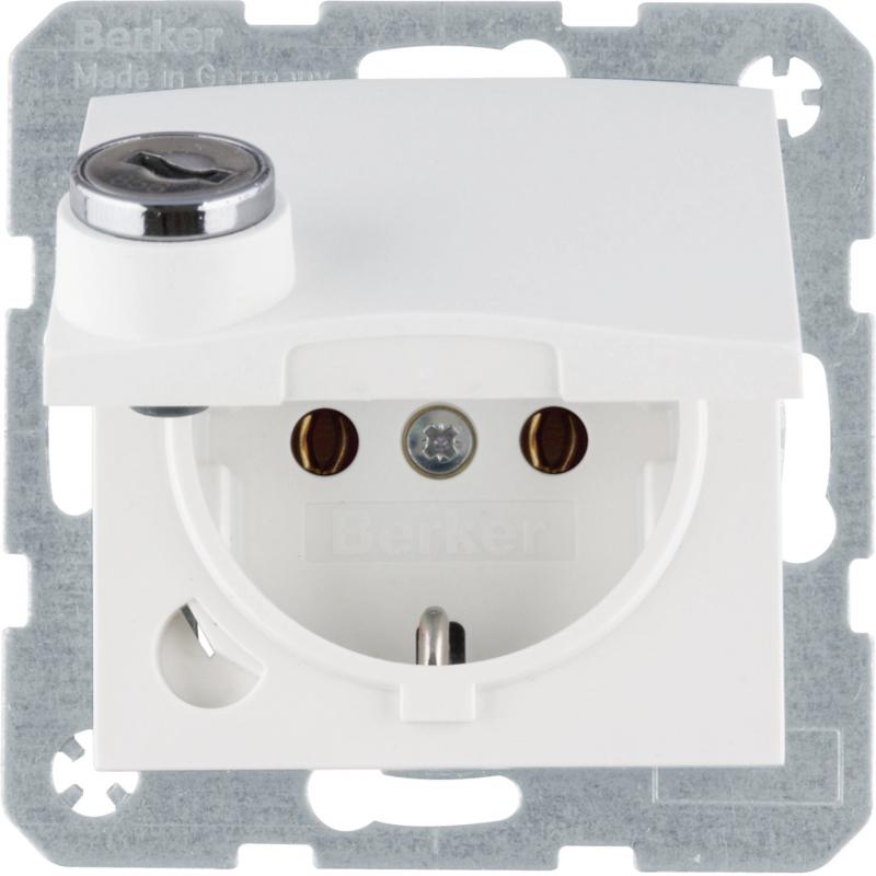 Berker 41631909 Steckd. SCHUKO SLK KD SLß S.1/B.x pw ma