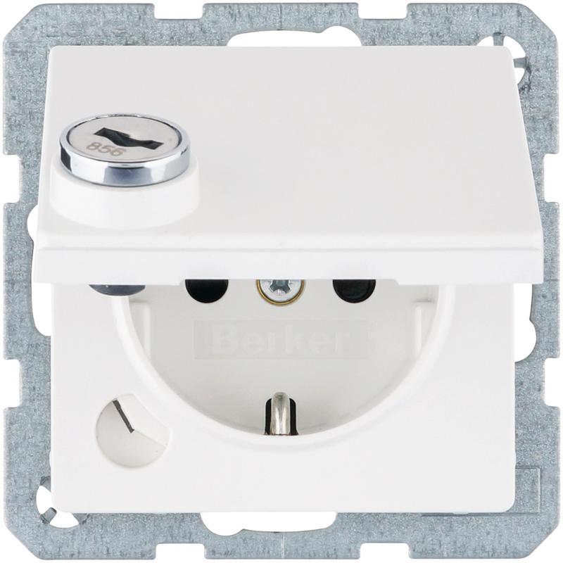 Berker 41636089 Steckdose SCHUKO m SLK KD SLß Q.1 pw ma