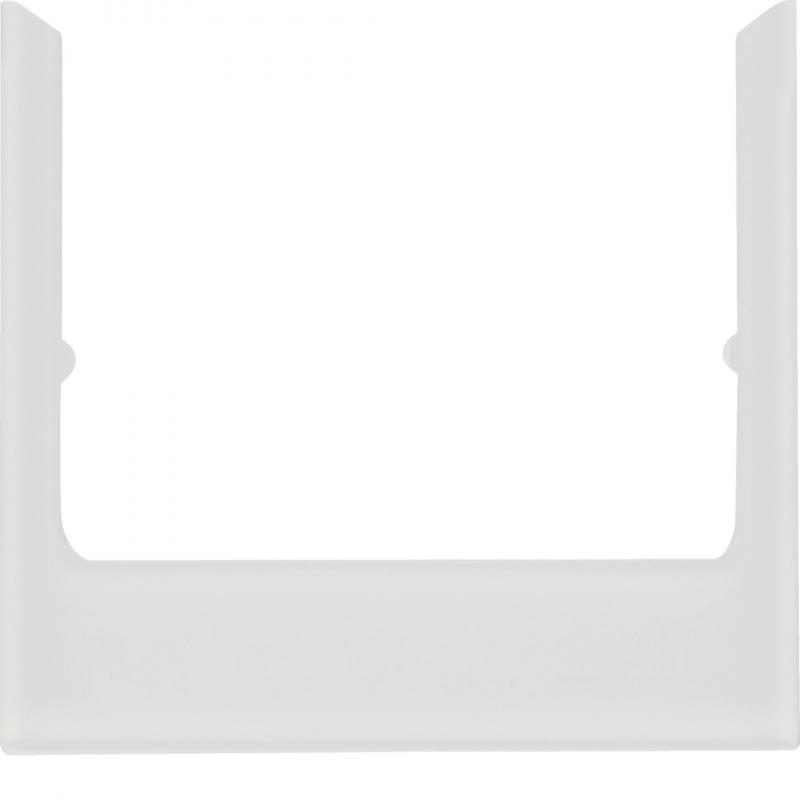 Berker 13196909 Designrahmen eckig Glas polarweiß