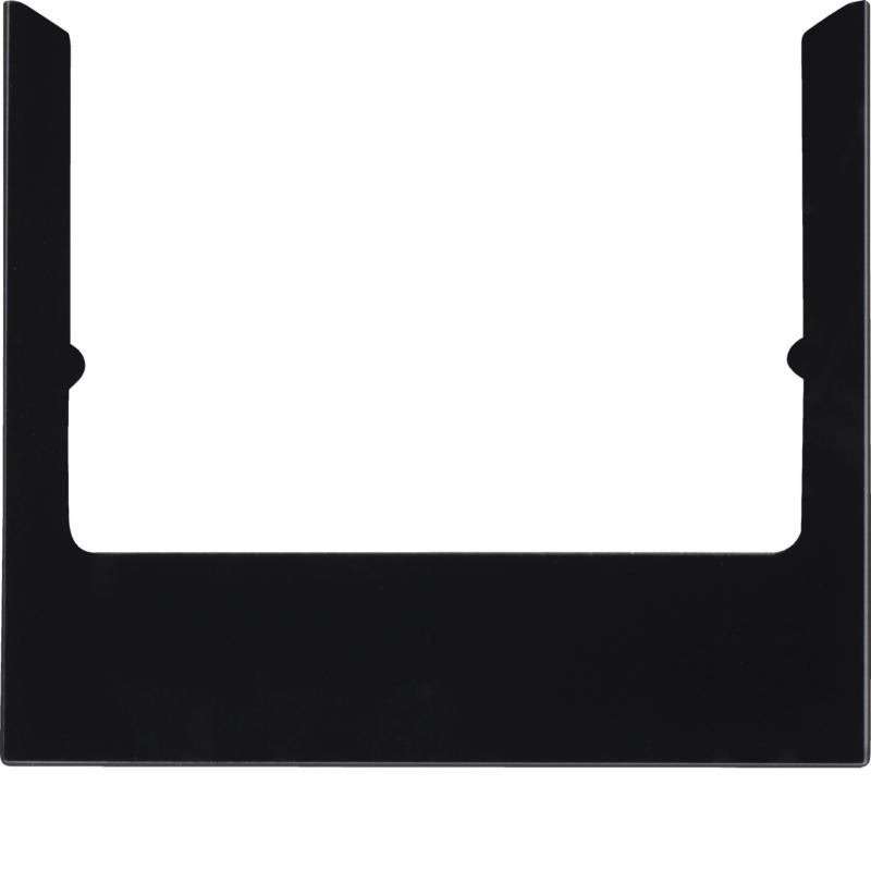 Berker 13196616 Designrahmen eckig Glas schwarz