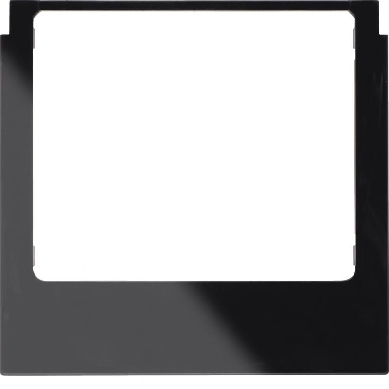 Berker 13192245 Designrahmen eckig schwarz glänzend