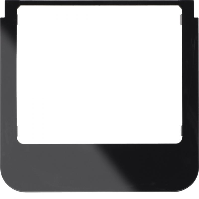 Berker 13192145 Designrahmen rund schwarz glänzend