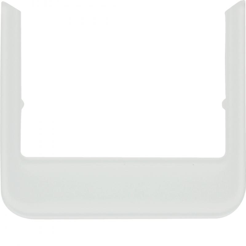 Berker 13192109 Designrahmen rund Glas polarweiß