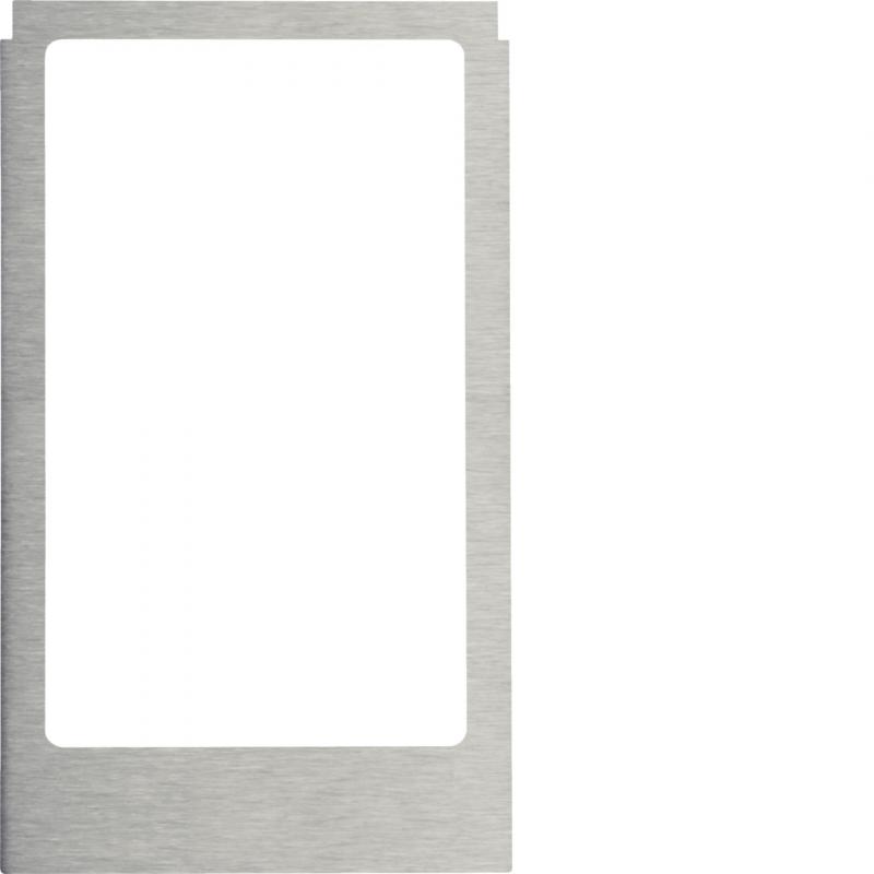 Berker 13203606 Designrahmen eckig, Edelstahl Rostfrei