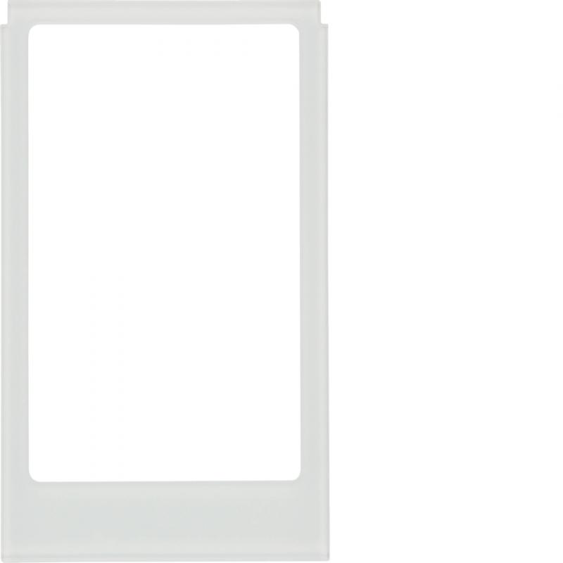 Berker 13206909 Designrahmen eckig große Ausf. Glas pw