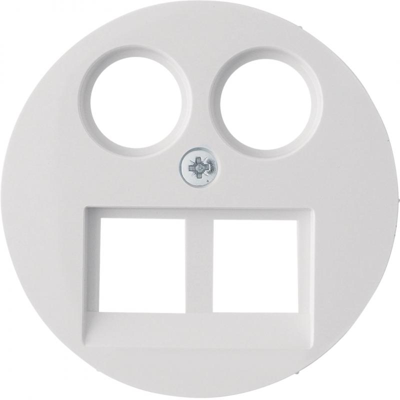 Berker 14452089 Zentralstück für 2f UAE TV FM Hw R.x pw