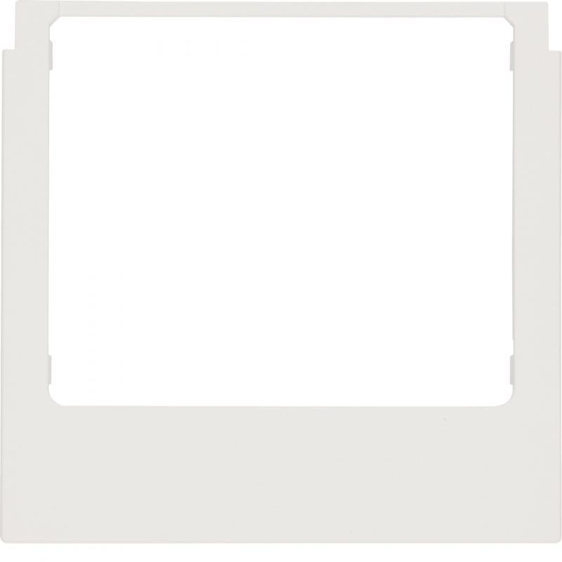 Berker 13191909 Designrahmen eckig polarweiß matt