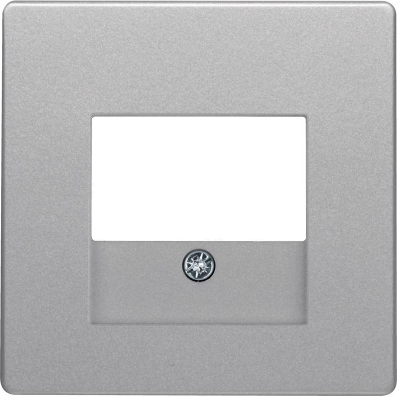 Berker 10336084 Zentralstück mit TAE Q.x alu samt