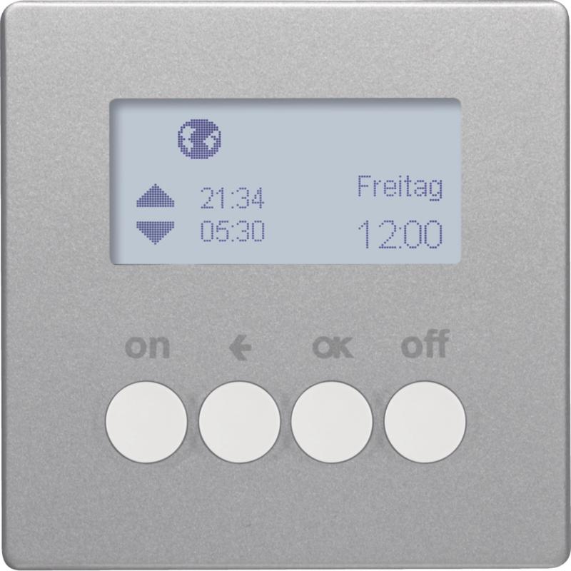 Berker 85745224 KNX-Funk Zeitsch.uhr quickl Q.x alu