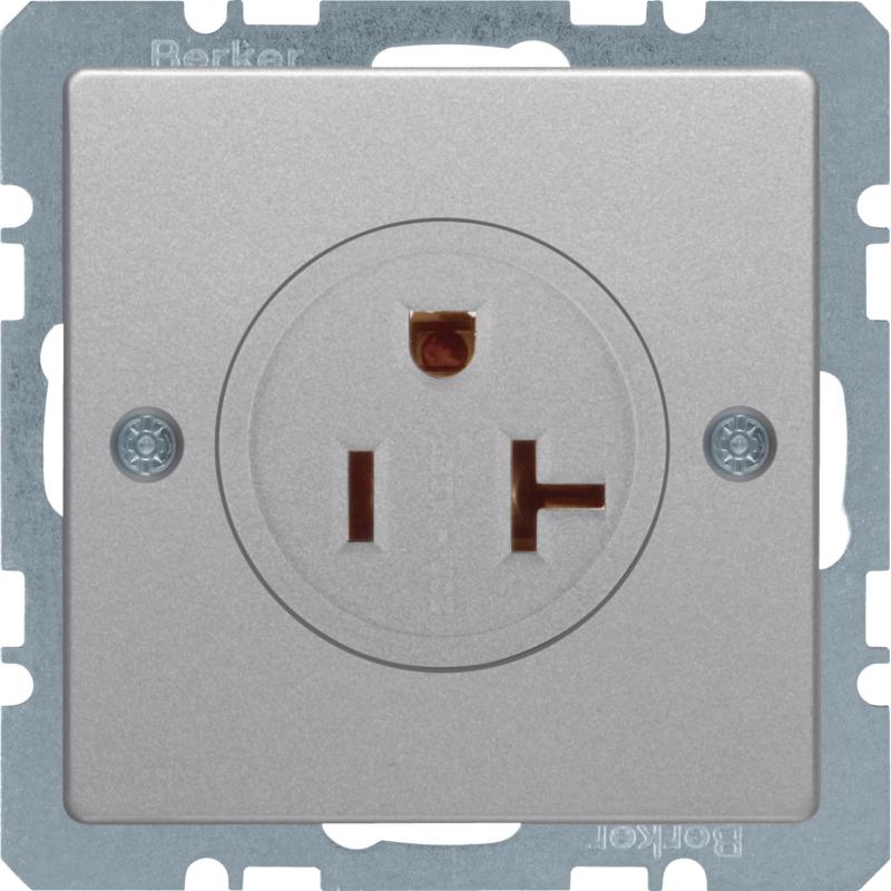 Berker 41686084 Steckdose SK NEMA 5-20 R Q.x alu