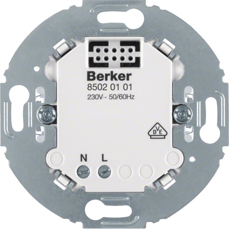 Berker 85020101 Netz-Einsatz f. KNX-Funk Aufs. Tragr.Rnd