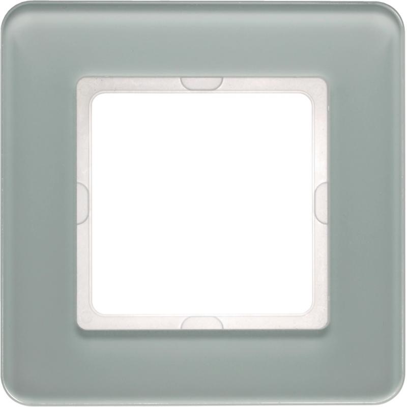 Berker 10116079 Rahmen 1fach Q7 Glas pw