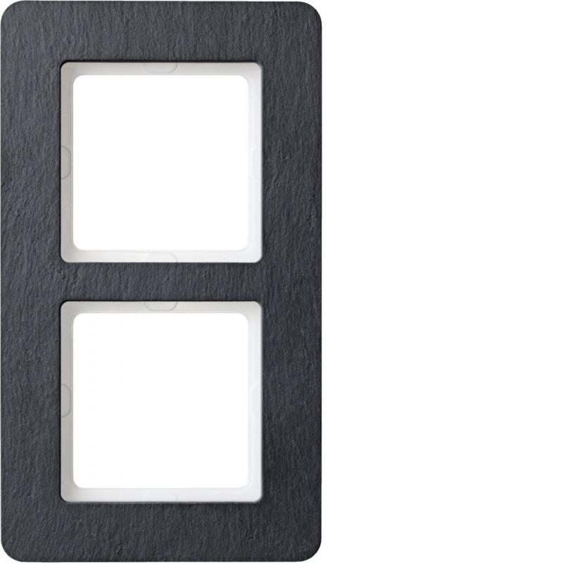 Berker 10126030 Rahmen 2fach Q.7 Schiefer