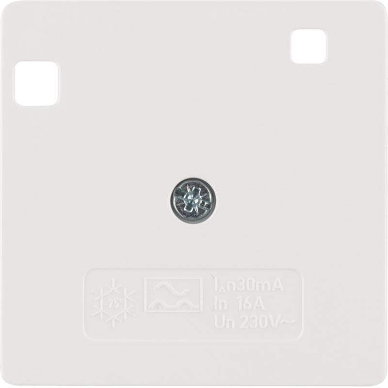 Berker 149609 Z-PL F FI-SZ-Schalter pw glänzend