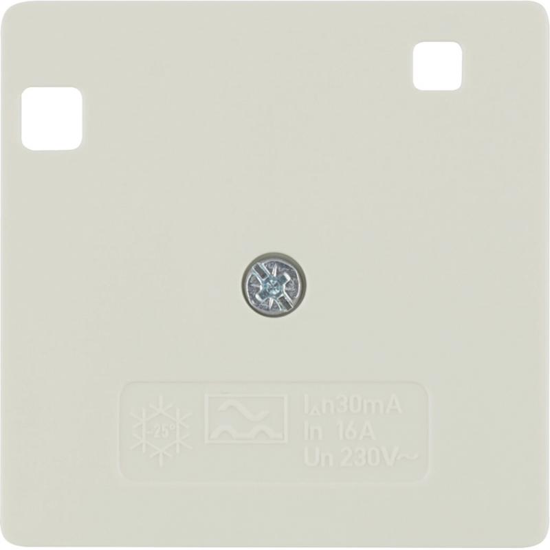 Berker 149602 Z-PL F FI-SZ-Schalter weiß glänzend